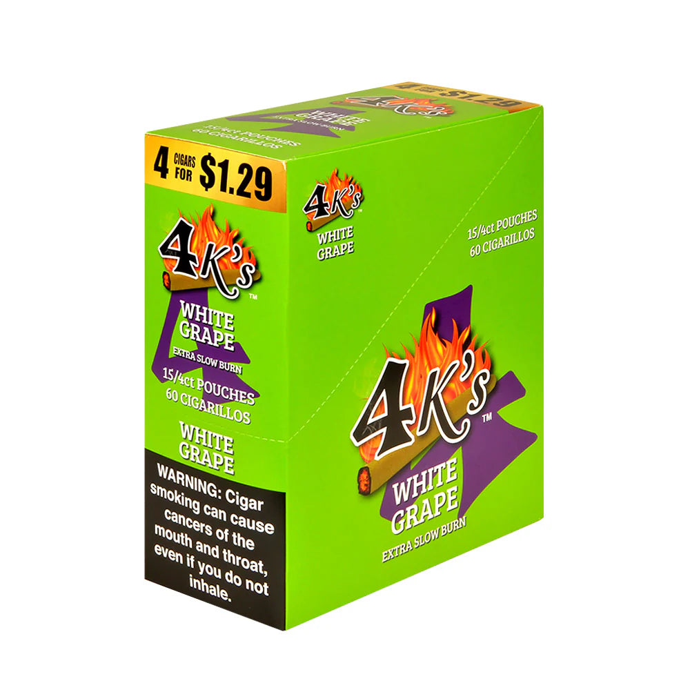 4K's Cigarillos 4CT Box - Assorted Flavors 15CT