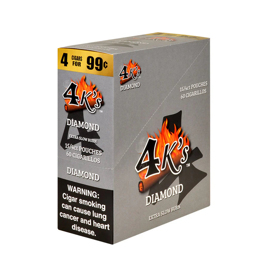 4K's Cigarillos 4CT Box - Assorted Flavors 15CT