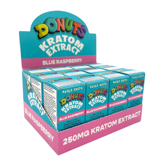 Donuts Kratom Gold Shot Variety Pack 12CT