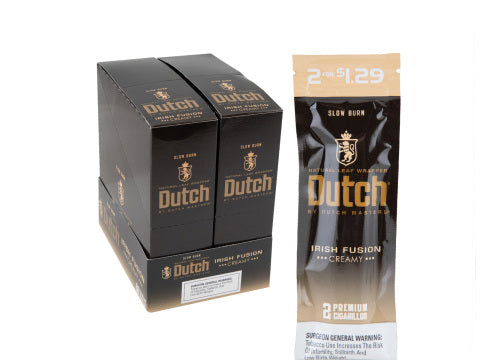 Dutch Cigarillos 2CT Irish Fusion 30CT Box