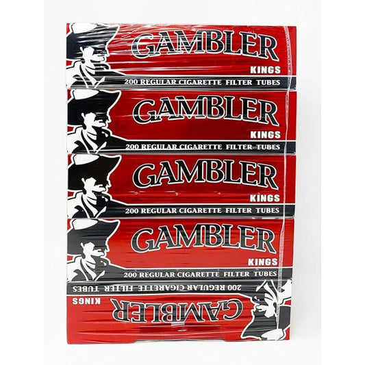Gambler Tubes 200CT Regular King 5CT