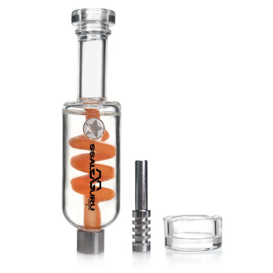 Glass Guru Nectar Collector 6" Glycerin Coil Bubble Kit