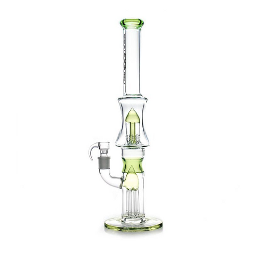 Glass Guru Waterpipe 17" Rocket Perc Mix Colors