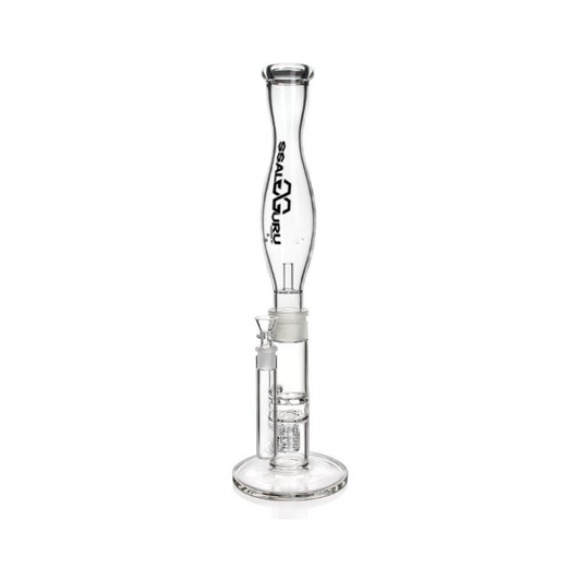 Glass Guru Waterpipe 17.5" Top Helix w/ Perc