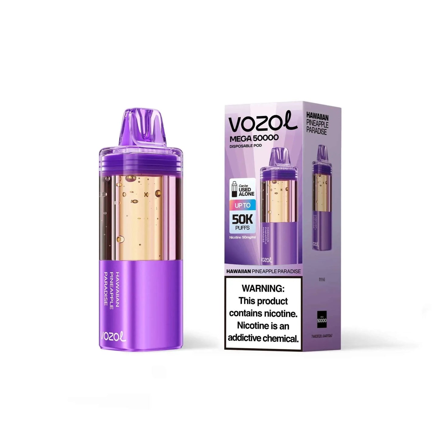 Vozol Mega 50k Disposable Vape Pod 10ct Box