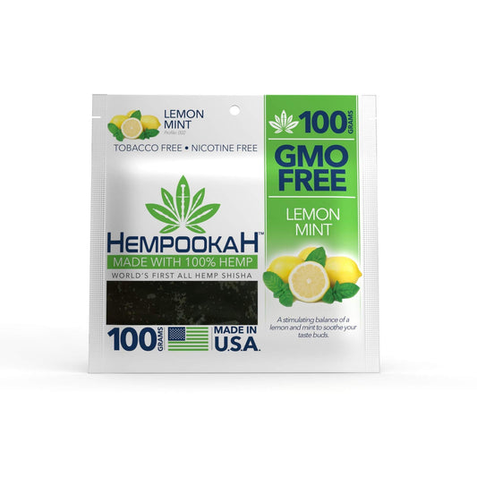 Hempookah Shisha 100G Lemon Mint 350MG