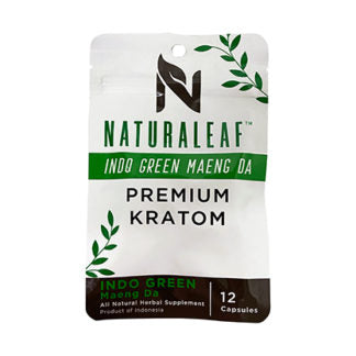 Naturaleaf Kratom Caps 12CT Indo Maeng Da Green