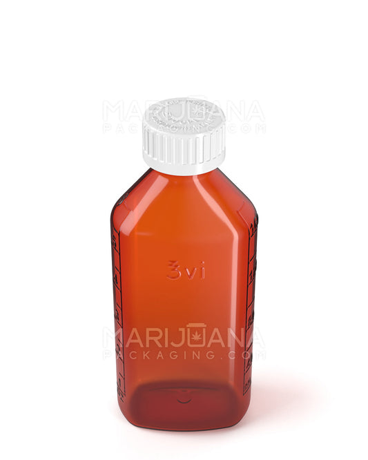 Liquid Bottle 6OZ Translucent Amber 100CT