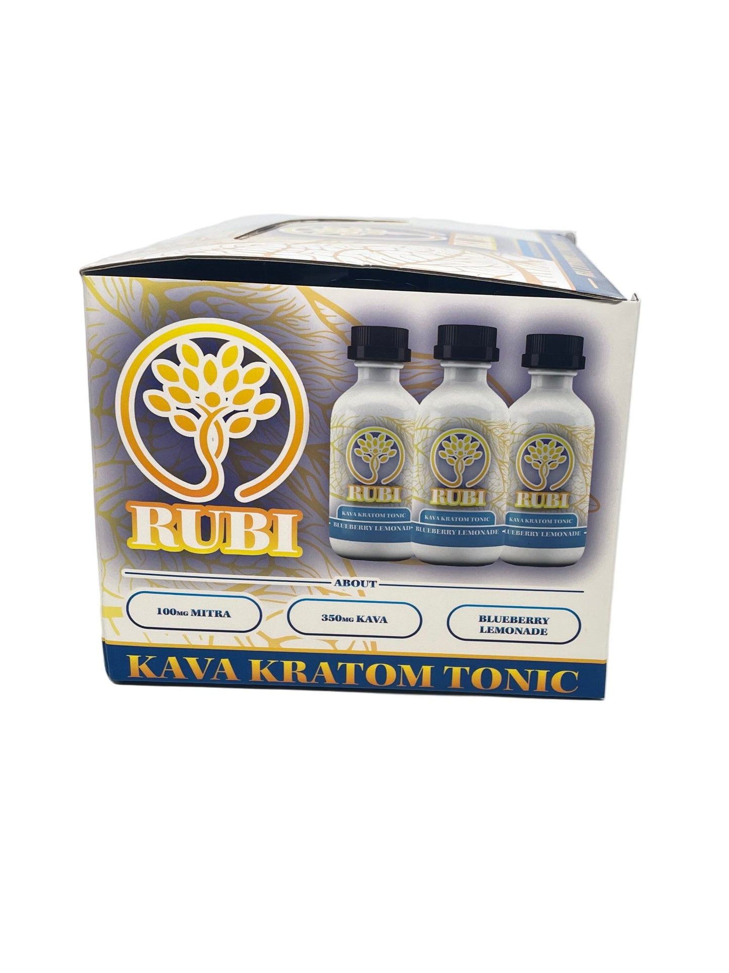 Rubi Kava/Kratom 2oz Liquid Blend 12ct Box