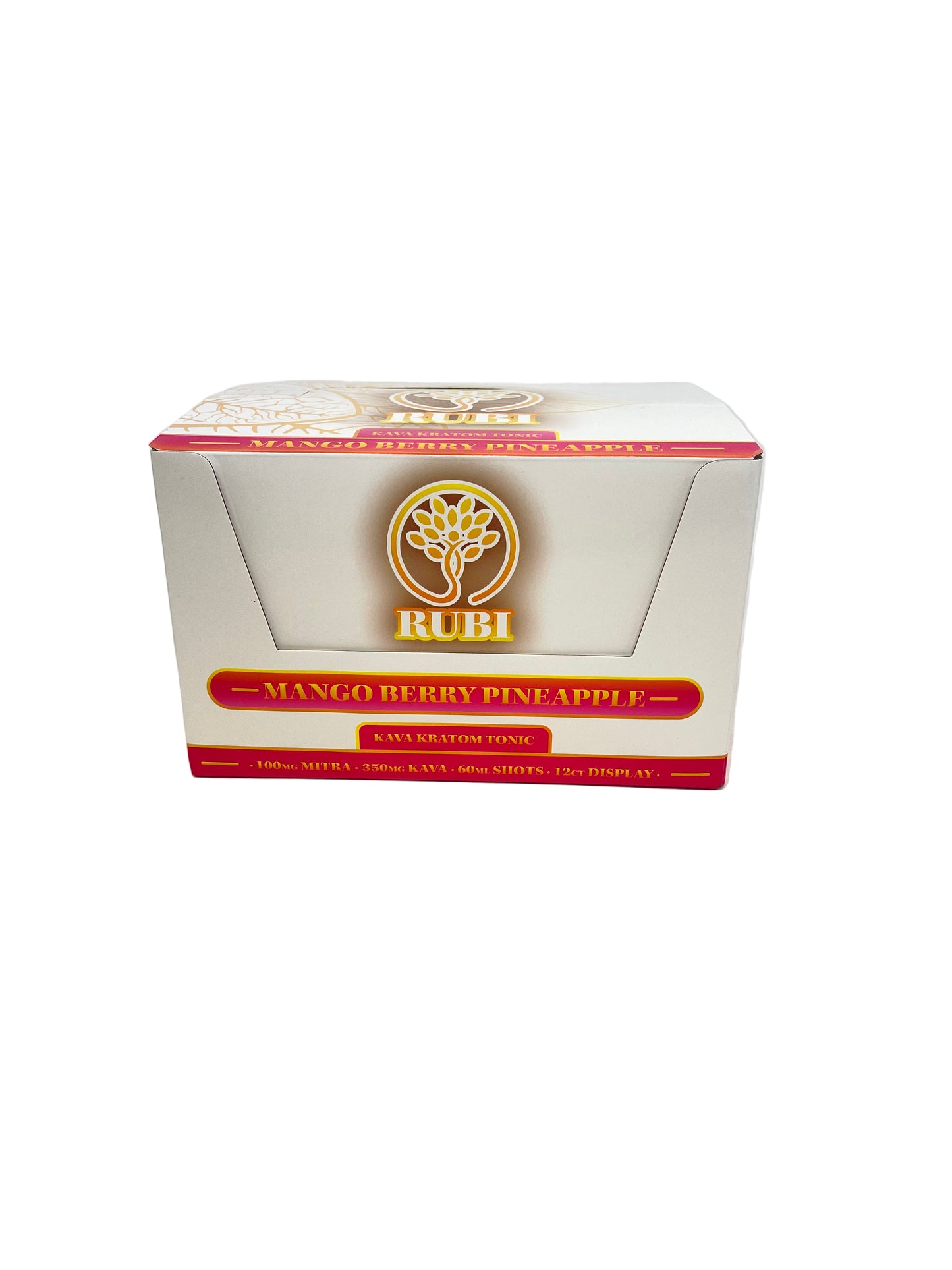 Rubi Kava/Kratom 2oz Liquid Blend 12ct Box