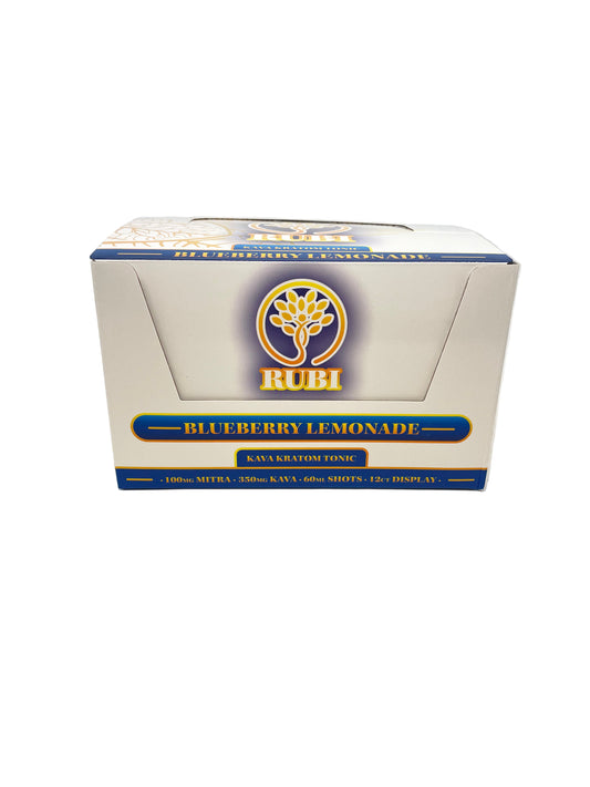 Rubi Kava/Kratom 2oz Liquid Blend 12ct Box