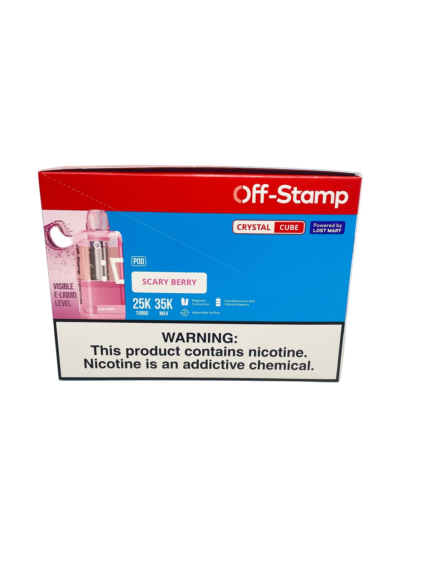 Off-Stamp 35k Crystal Cube Disposable Vape Pod 5ct