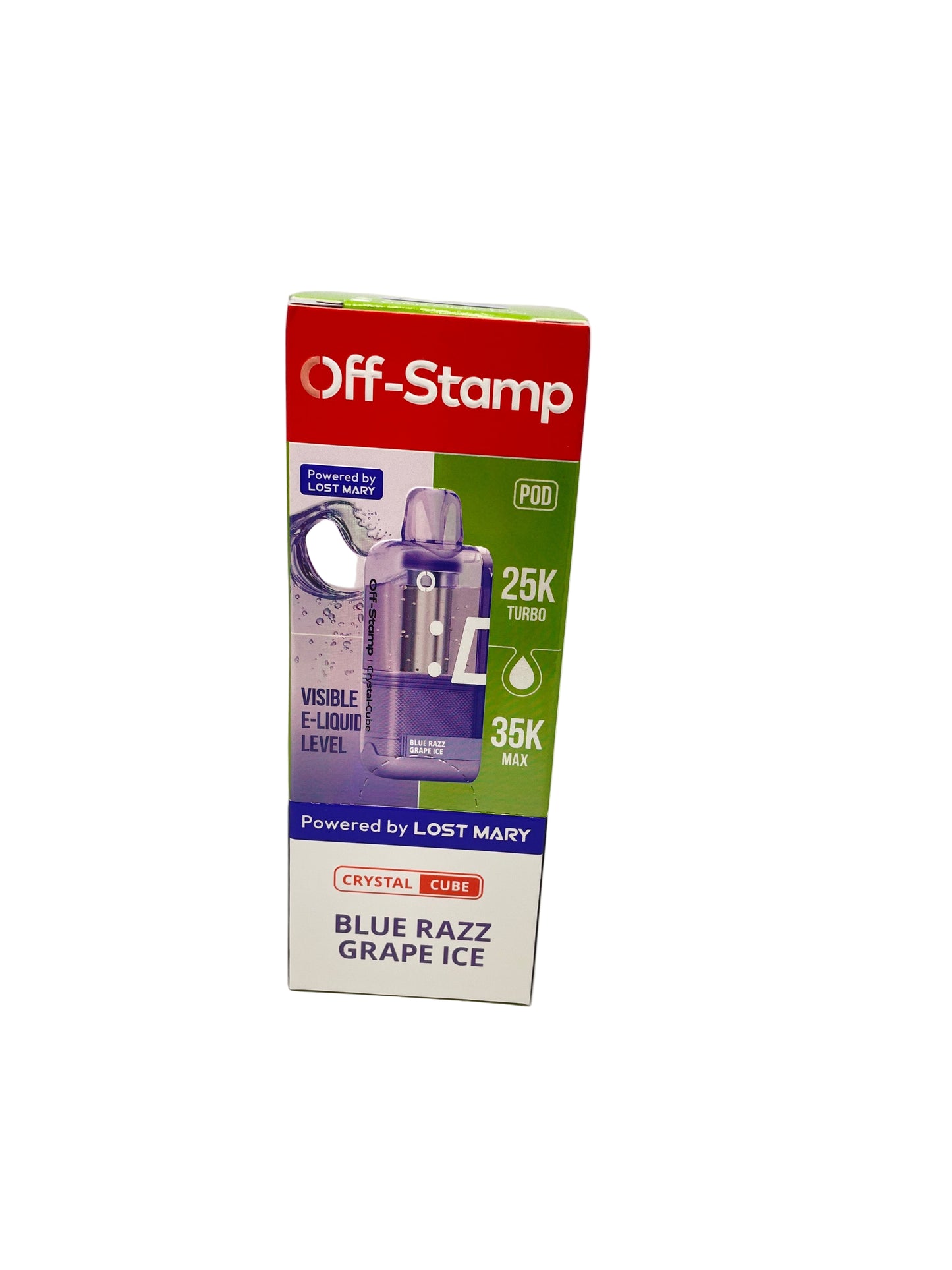 Off-Stamp 35k Crystal Cube Disposable Vape Pod 5ct