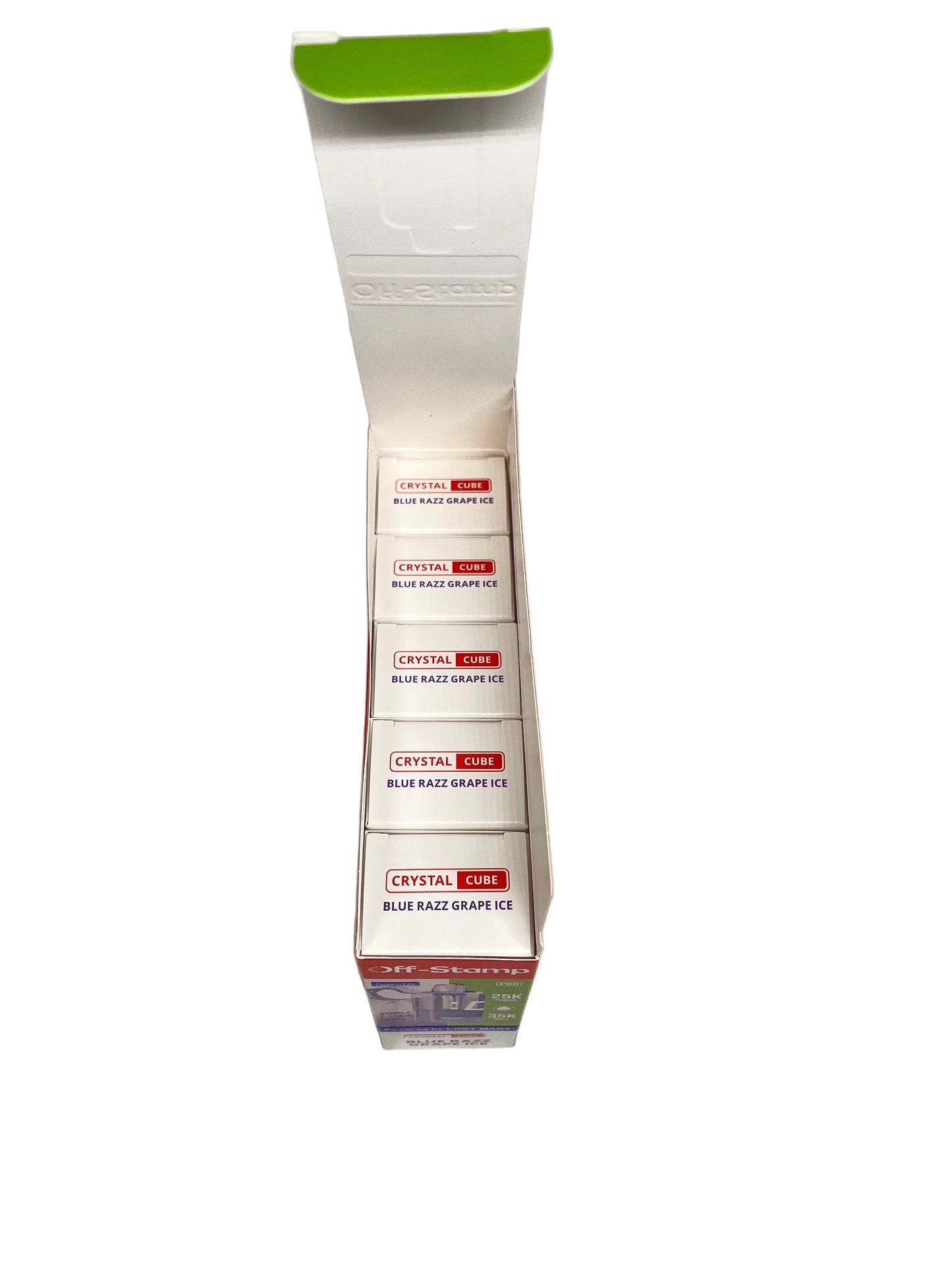 Off-Stamp 35k Crystal Cube Disposable Vape Pod 5ct