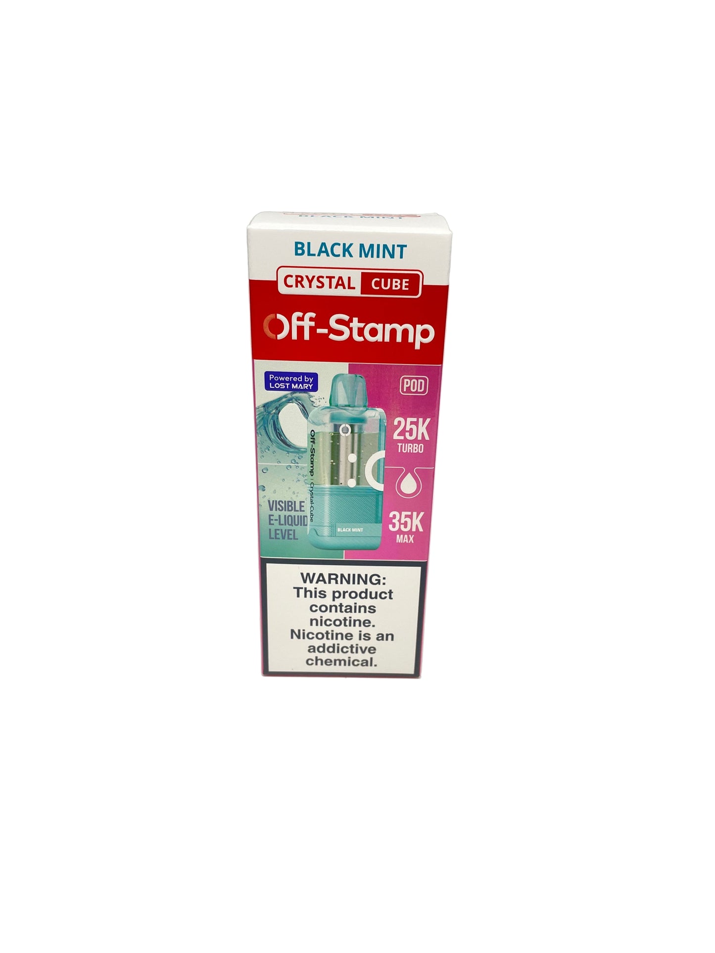 Off-Stamp 35k Crystal Cube Disposable Vape Pod 5ct