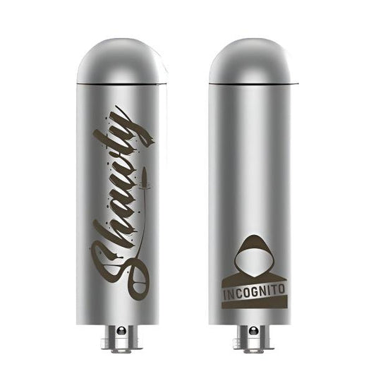 Incognito 510 Dab Cart Shawty Stainless Steel 8CT