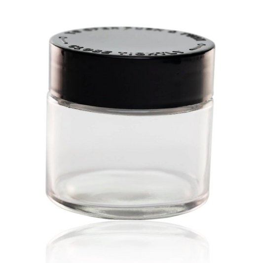 Jar 3oz Clear Flat Lid