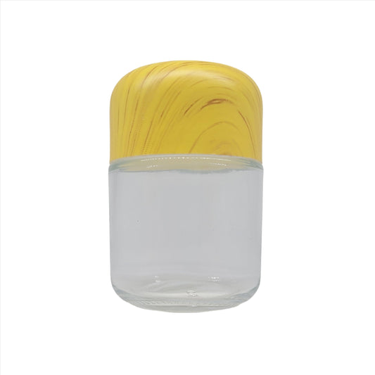 Jar 3oz Round Clear Wood 160ct Case