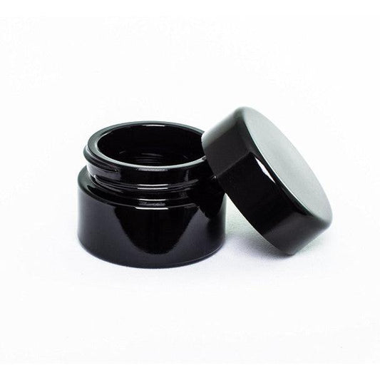 Jar 5ML Round Black UV Ceramic 480ct Case