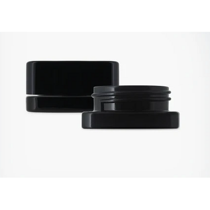 Jar 9ML Square Black Gloss 360ct Case