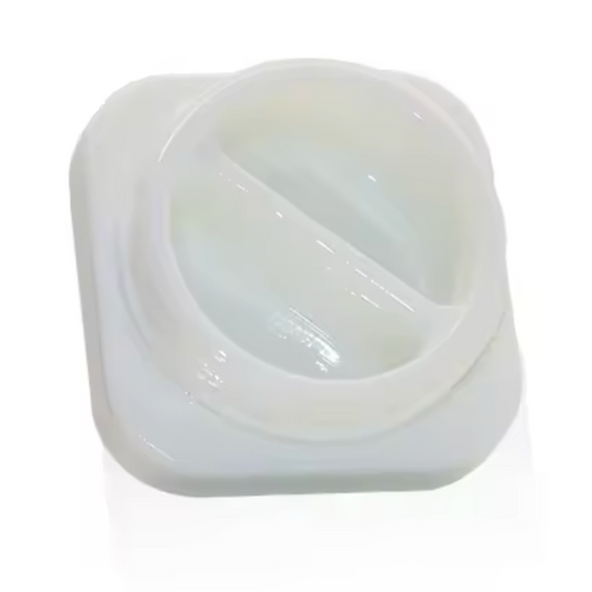 Jar 9ML Square White Split 360ct Case