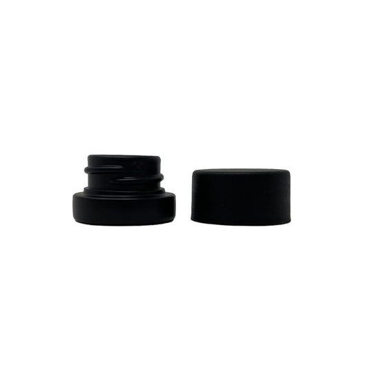 Jar 5ML Round Black Matte 360ct Case