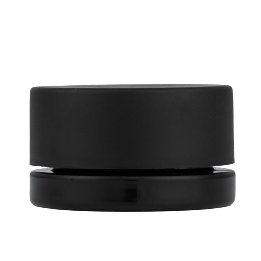 Jar 9ML Round Black Matte 360ct Case