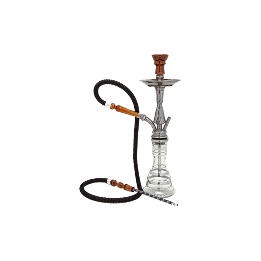 Khalil Mamoon Mini Hookah Safari Silver