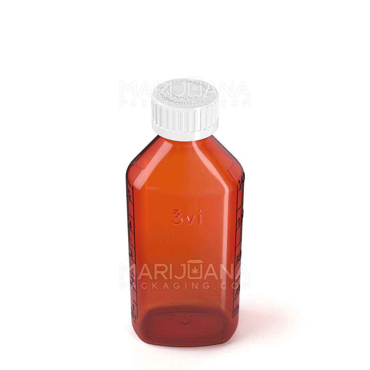 Liquid Bottle 6OZ Translucent Amber 100CT