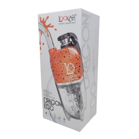 Lookah Dragon Egg Plus Orange-Black Splatter
