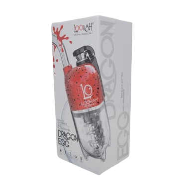 Lookah Dragon Egg Red-Black Splatter