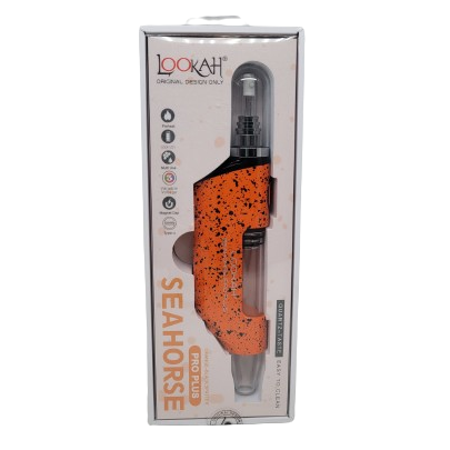 Lookah Seahorse Pro Plus Orange-Black Splatter