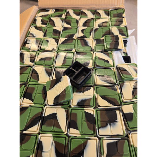 Master Case: Silicone Container 3-Compartment Kind Okie 296CT Case
