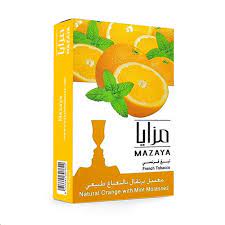 Mazaya Shisha 50G Orange Mint 10CT