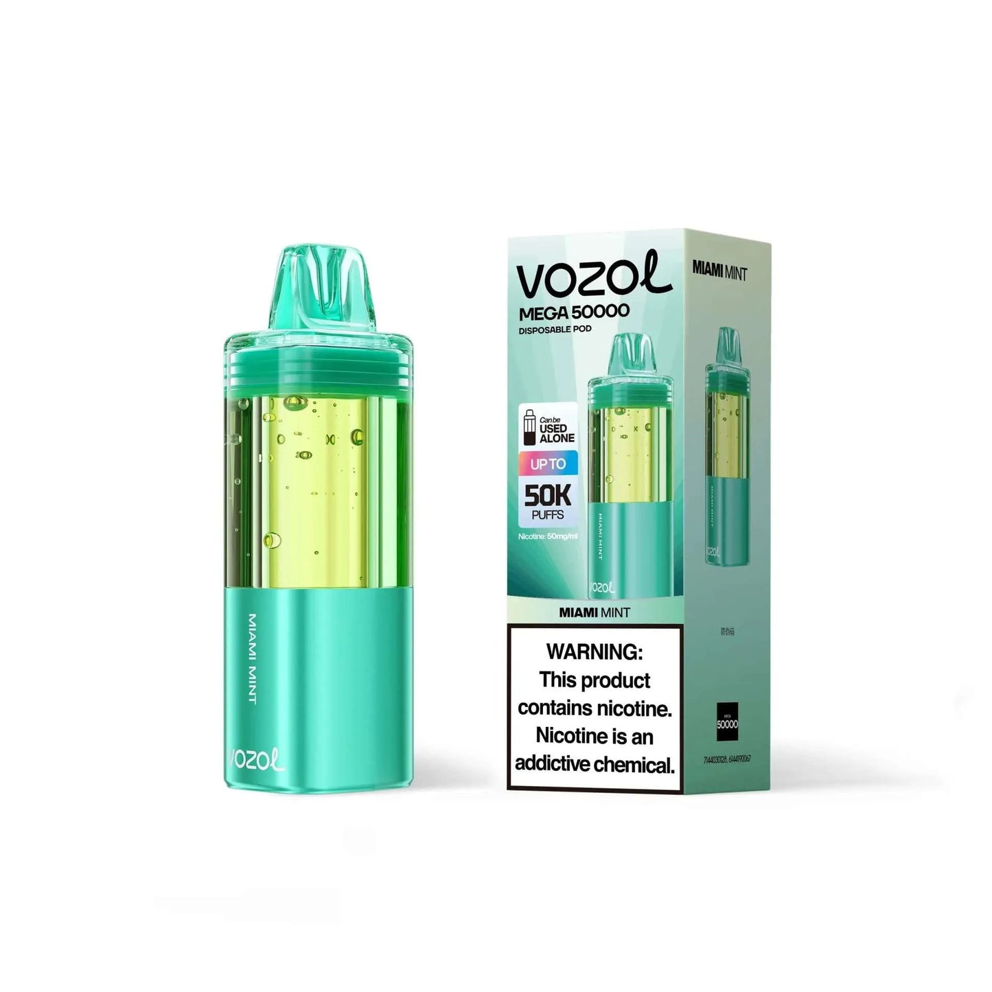 Vozol Mega 50k Disposable Vape Pod 10ct Box