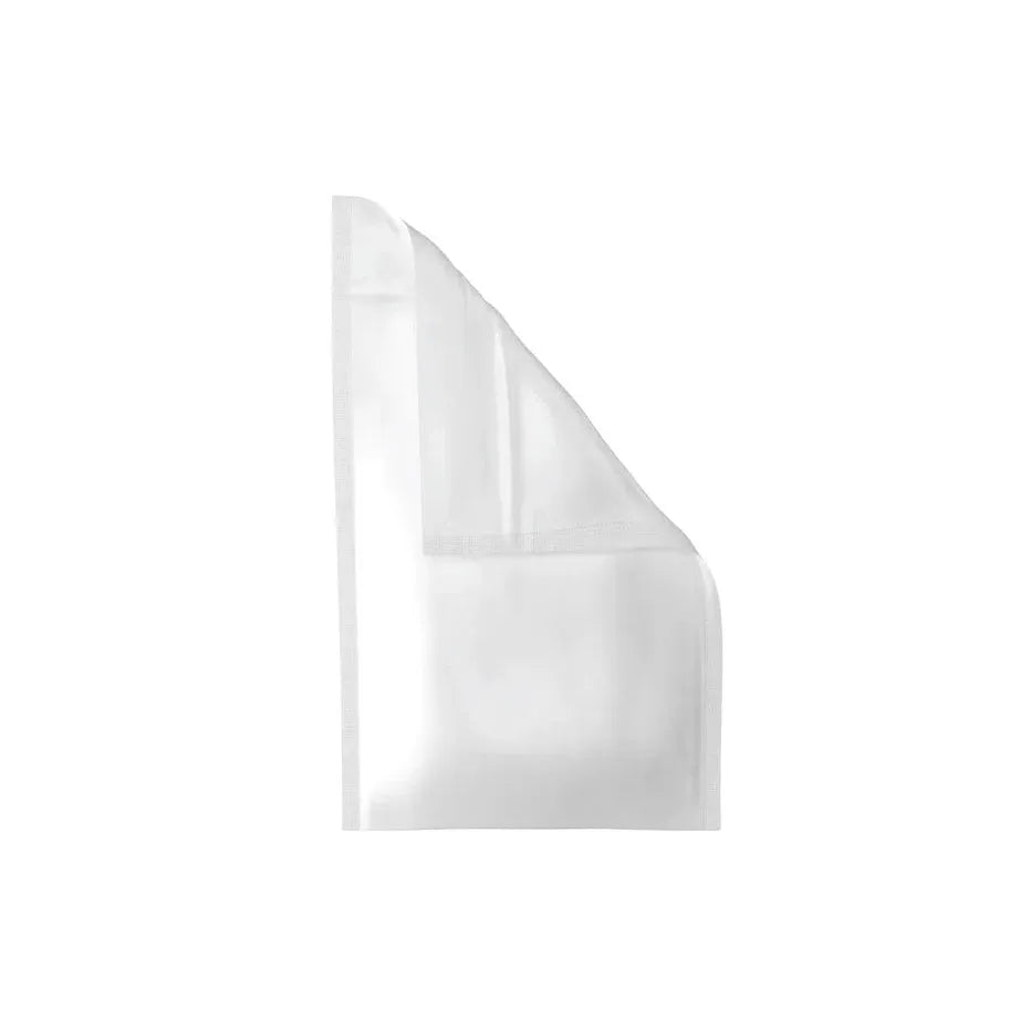 Mylar Bag 1/2OZ Opaque White Single Zipper 50CT