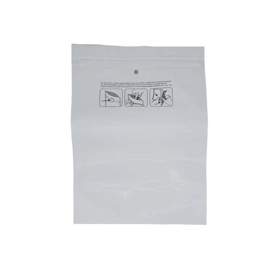 Mylar Bag 1/2lb Opaque Double Zipper 50ct