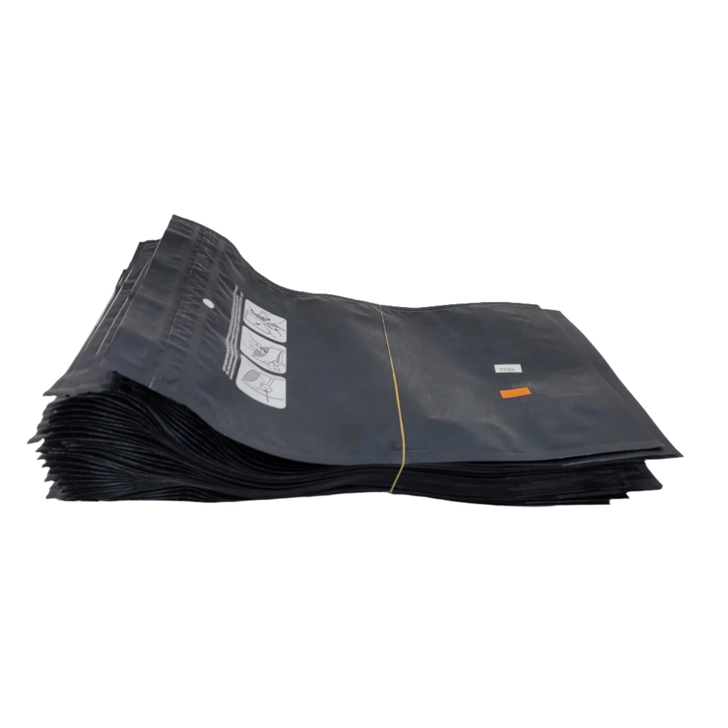 Mylar Bag 1/4lb Opaque Double Zipper 50ct