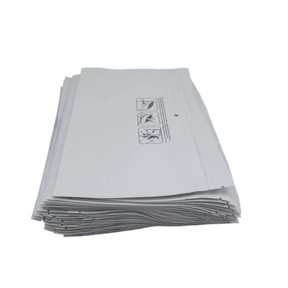 Mylar Bag 9x6 Opaque Double Zipper 50ct