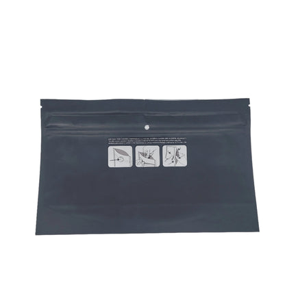 Mylar Bag 9x6 Opaque Double Zipper 50ct