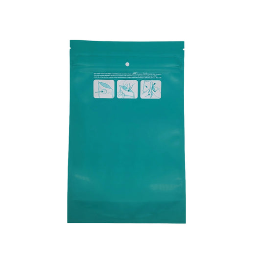 Mylar Bags 1OZ Opaque Double Zipper 100CT
