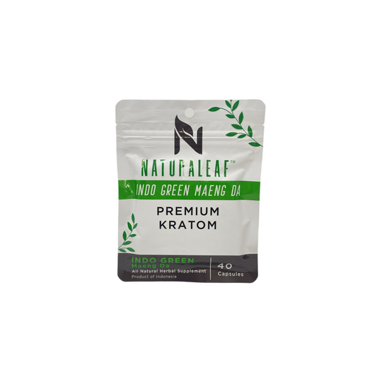 Naturaleaf Kratom Caps 40CT Indo Maeng Da Green