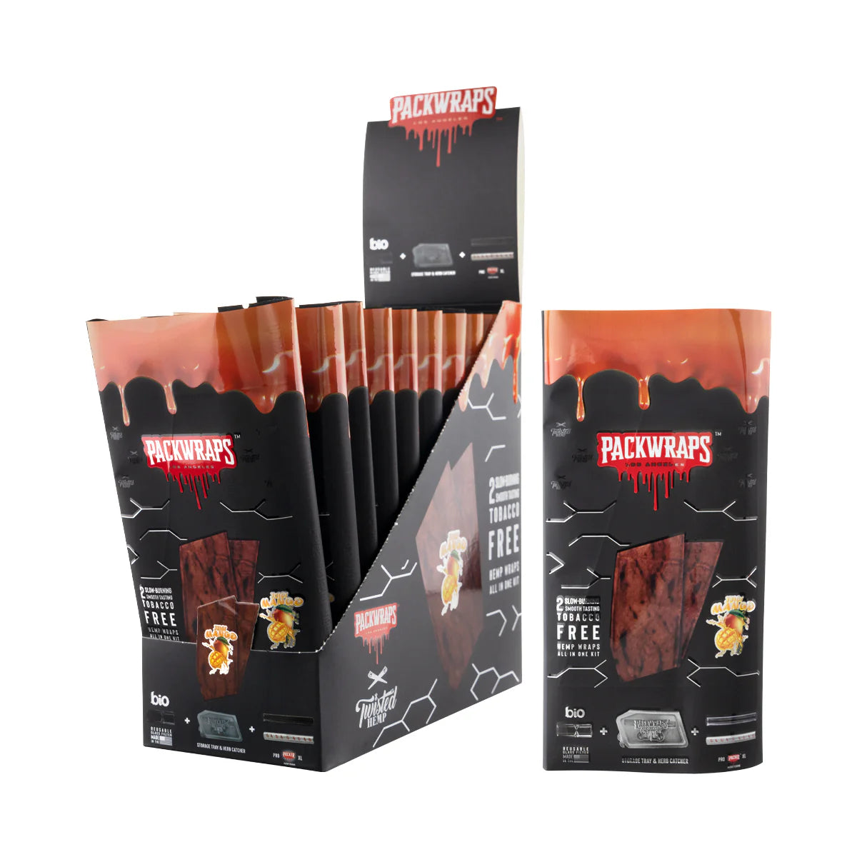 Pack Wraps 2CT Juicy Mango 10CT Box