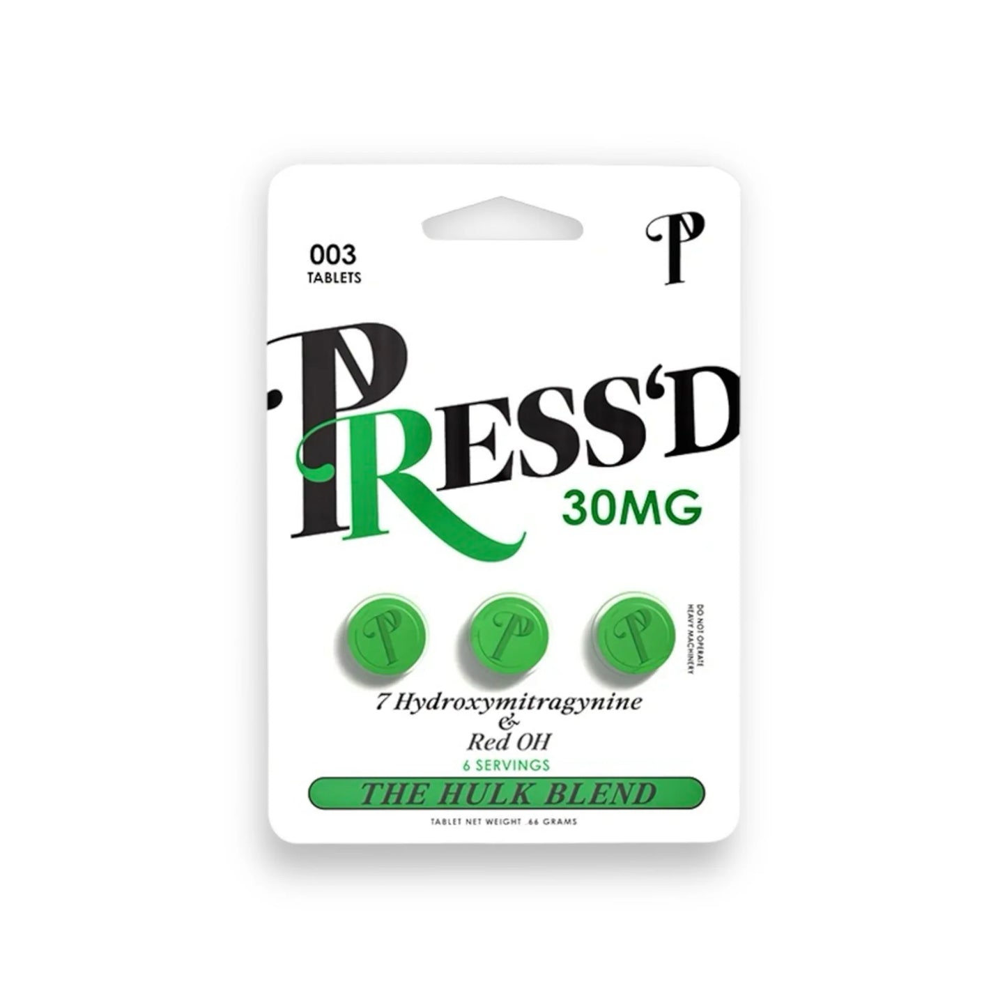 Press'D Kratom 7 Hydroxymitragynine Tablets