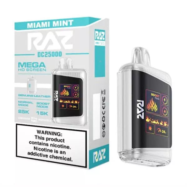 RAZ Vape Bar DC25K Disposable Vape 5ct Box
