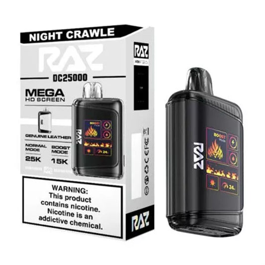 RAZ Vape Bar DC25K Night Crawler 5CT