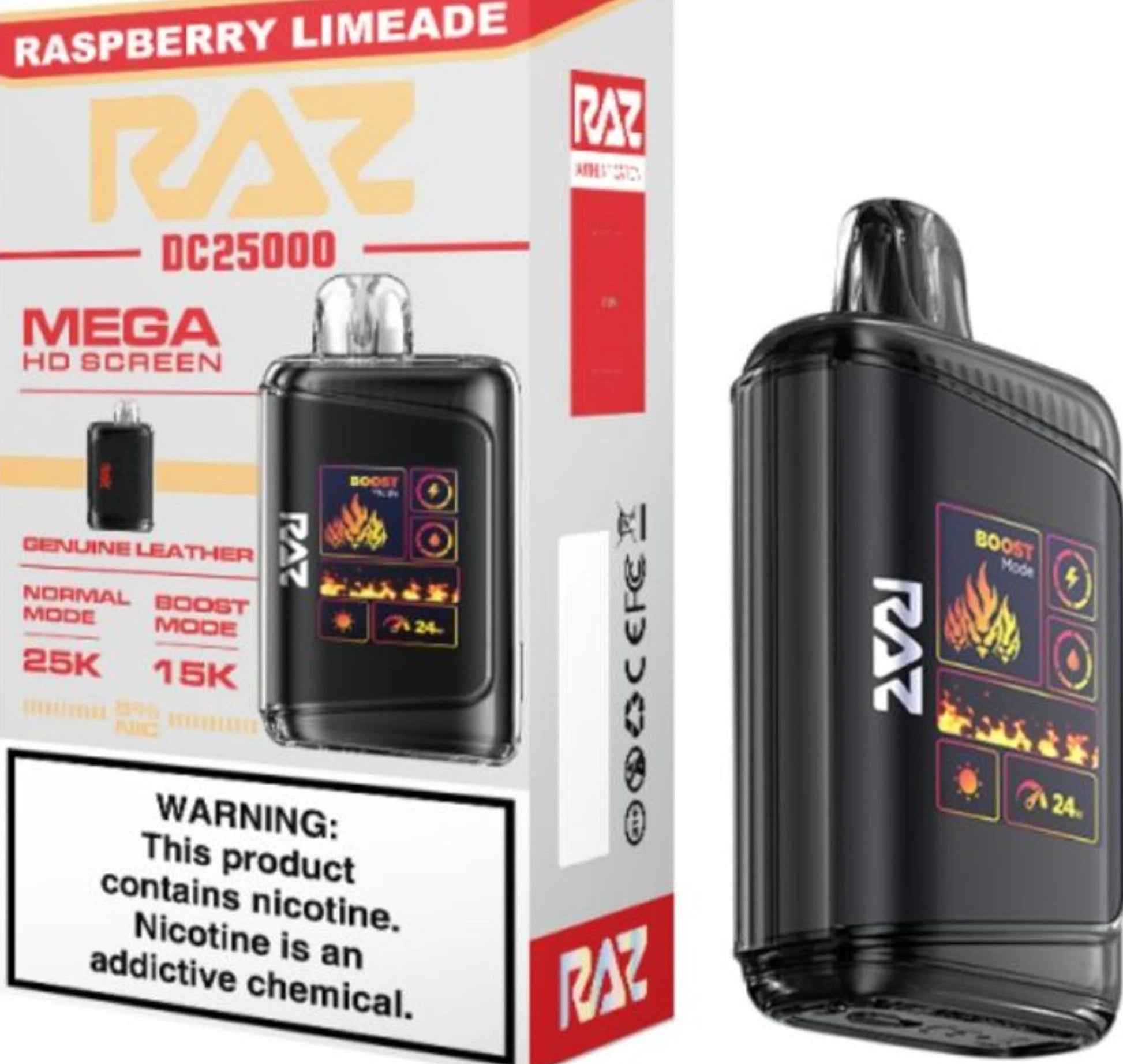 Front of Raz and Box