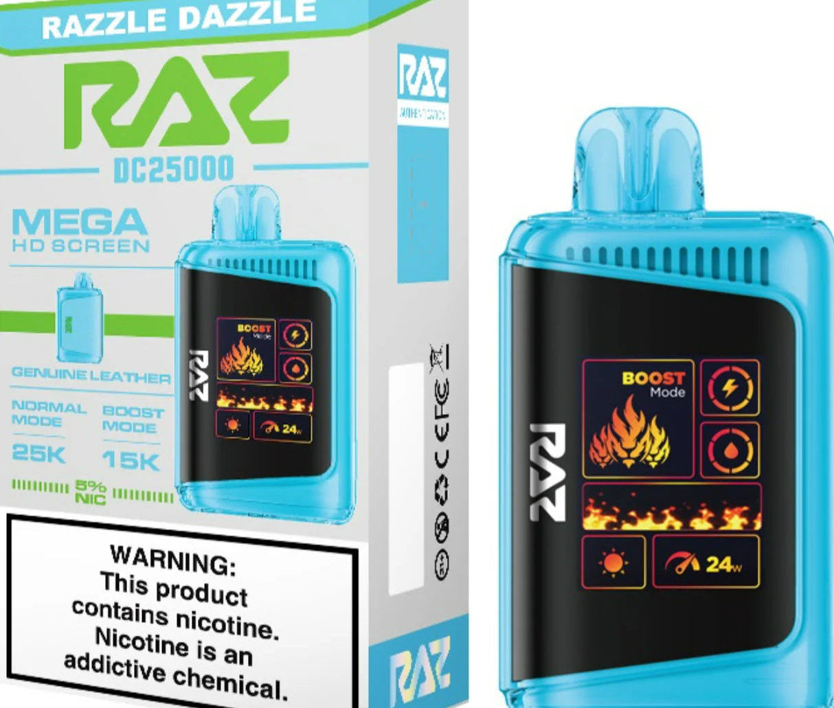 Front of Raz and Box