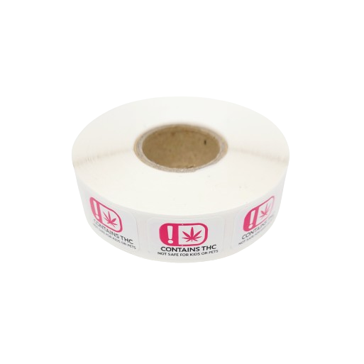 RX Label 3x2 THC Warning