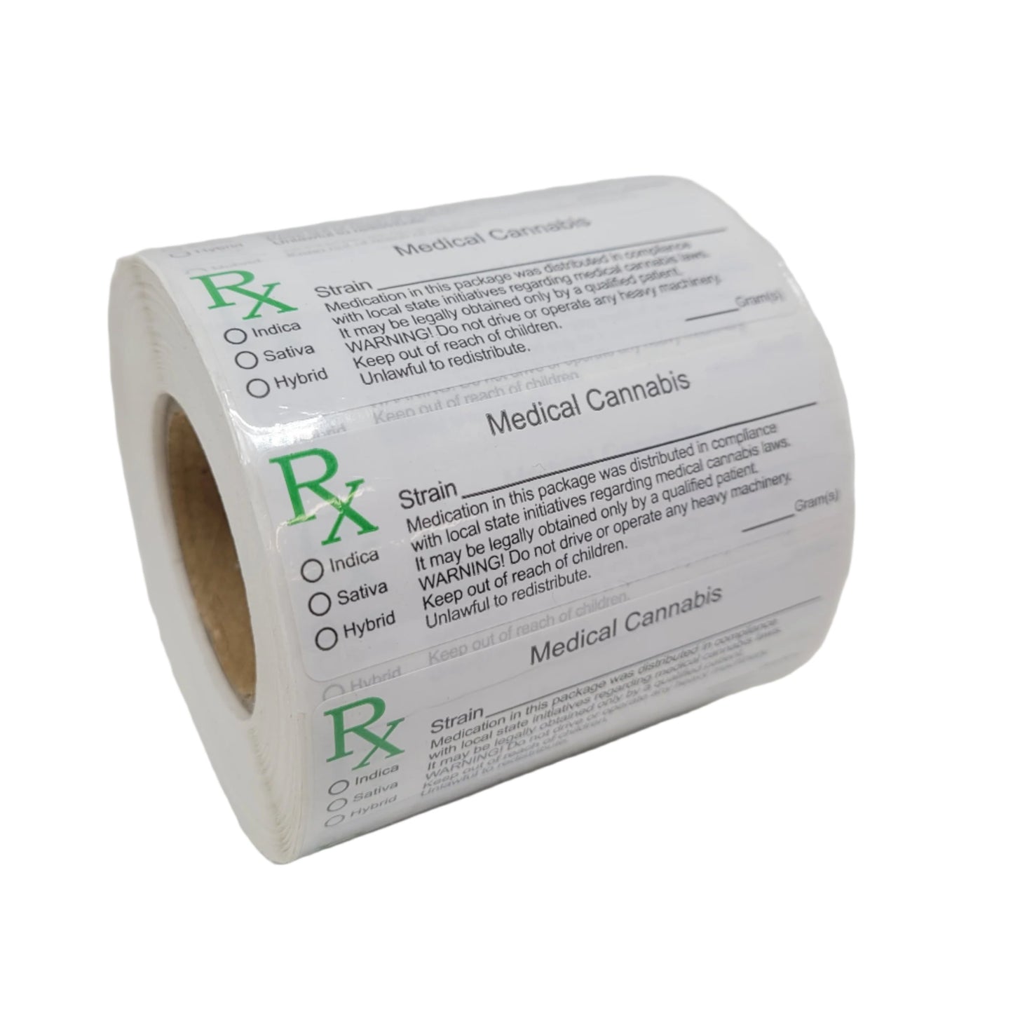 RX Label 3x1 Warning Drive 1000CT
